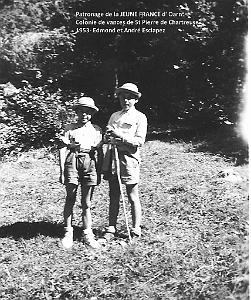 COLO JEUNE FRANCE 1953 Edmont et Andre Esclapez